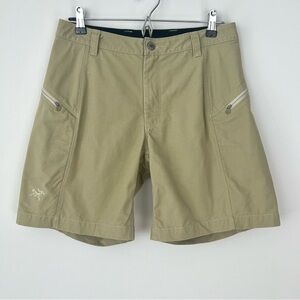 Arcteryx Women’s Hiking Outdoors Shorts Tan Khaki
